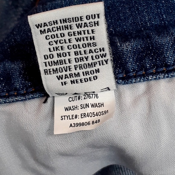 SERRA RETREAT Stretch Ankle Blue Denim Jeans Women's Size 28W NWT - Picture 7 of 10